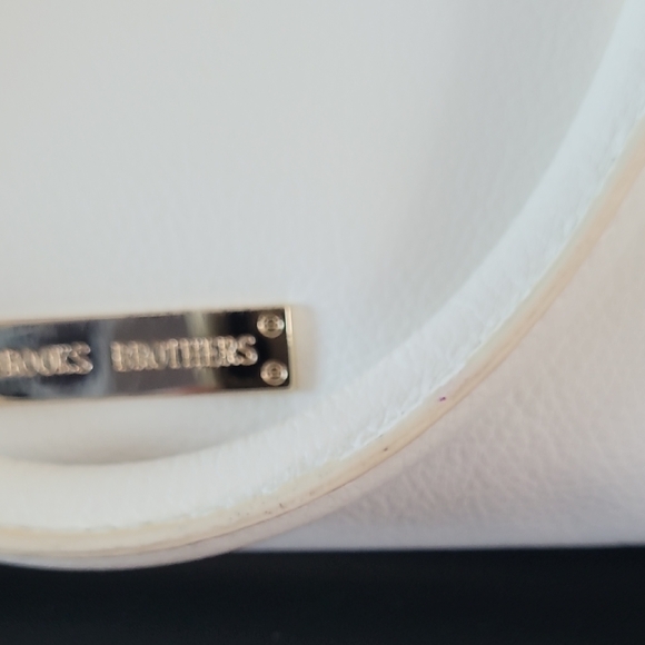 Brooks Brothers White Leather Handbag - Picture 9 of 11